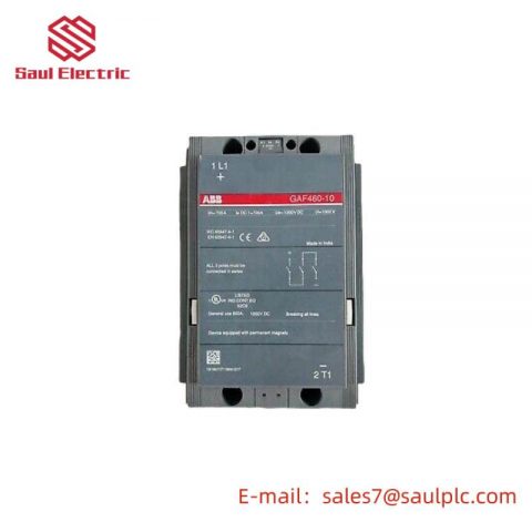 ABB GAF 460-10-11 DC Contactor - Reliable Control for Industrial Applications