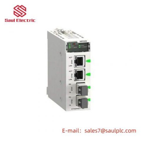 Schneider Electric BMXNRP0200 Fiber Optic Converter Module - Multimode/LC 2 Channels, 100Mbit