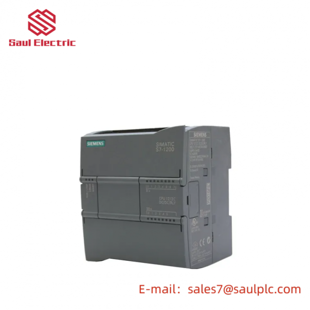 SIEMENS SIMATIC S7-1200 CPU 1212C Compact PLC, High-Performance Control Module