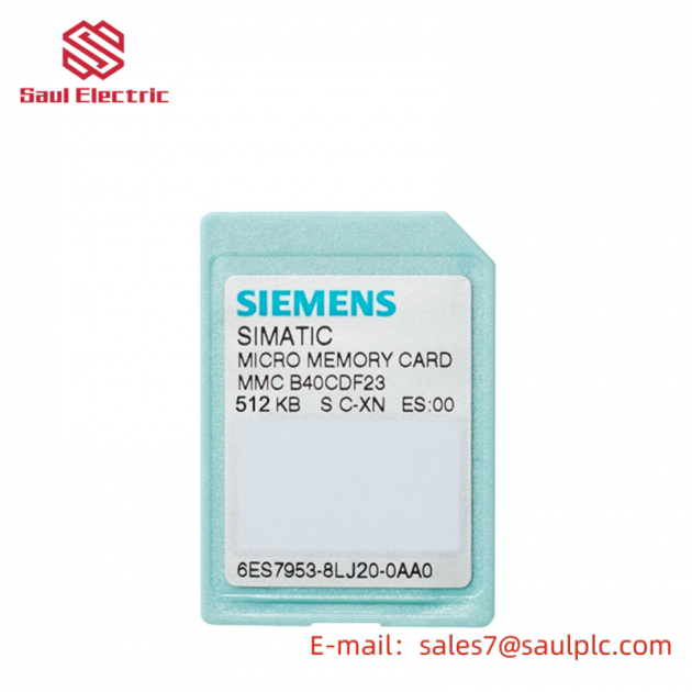 SIEMENS 6ES7953-8LF20-0AA0 Micro Memory Card for Industrial Control Systems