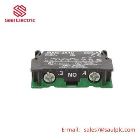Siemens 800E-3X10 Contact Block, Industrial Automation Component