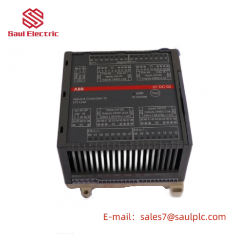 ABB PLC 07DC92: Digital I/O Control Module, Precision Automation Solution