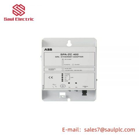ABB SPA-ZC 402 Ethernet Adapter, for Advanced Industrial Networking Solutions