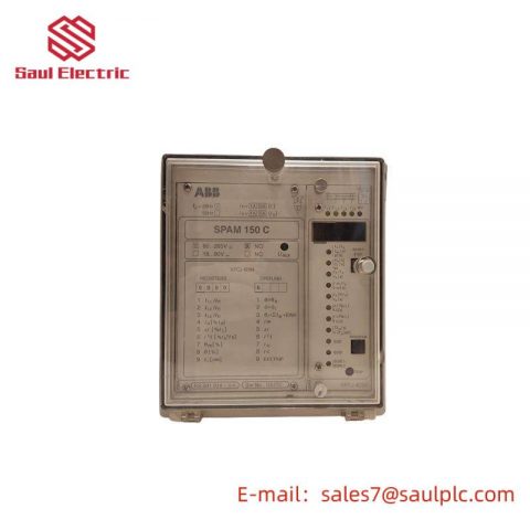 ABB SPAM-150C Motor Protection Relay, Advanced Industrial Safety Solution