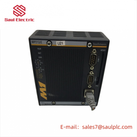 Bachmann MP213/E CPU Module - Efficient Control Solution for Industrial Automation