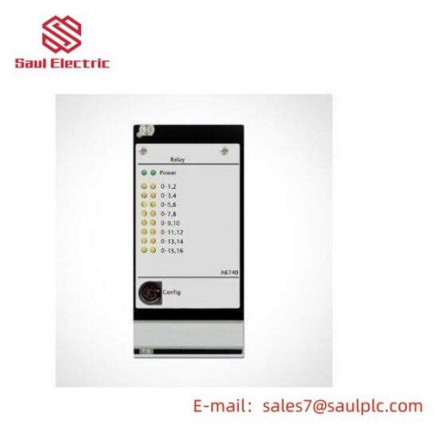 Emerson A6740/10 - 16-Channel Output Relay Module, Industrial Control System Component