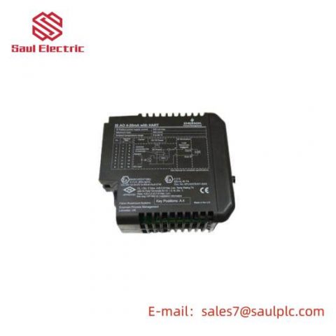 EMERSON KJ3102X1-BE1, 12P2703X052, HART 8 Channel Control Module