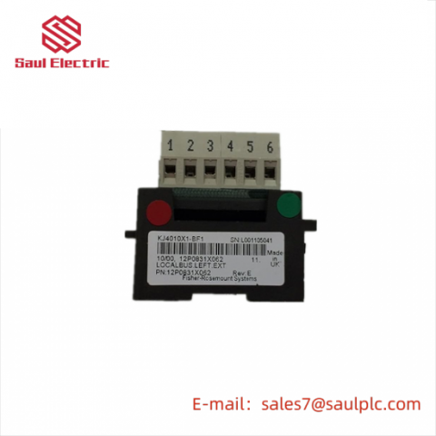 EMERSON KJ4010X1-BF1: Industrial PLC LocalBus Left Extender for Enhanced System Flexibility