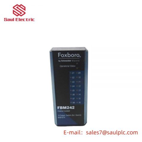 FOXBORO FBM242 RH916TA: Channel Isolated 16-Output Switch for Advanced Industrial Control