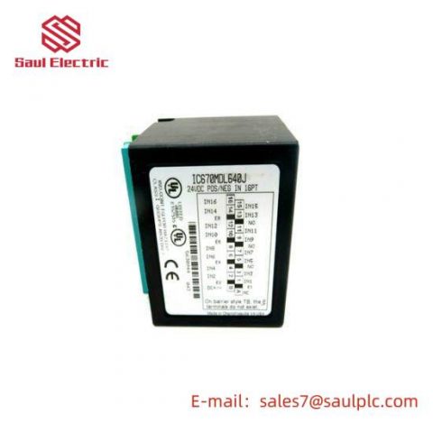 GE IC670MDL640: 16-Channel Discrete Output Module for Industrial Automation