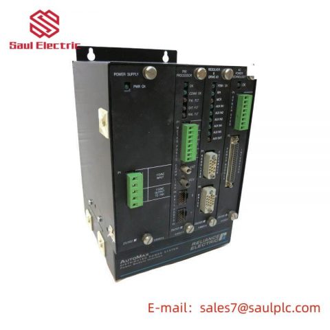 Reliance Electric 805401-3S Slot Rack Assembly with Power Supply and PMI Processor