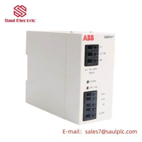 ABB SD811V1 Power Supply Module, 3BSC610044R1 - Advanced Industrial Control Solution