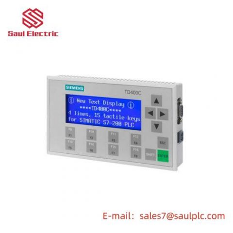 SIEMENS 6AV6 640-0AA00-0AX0 TD400C Text Display