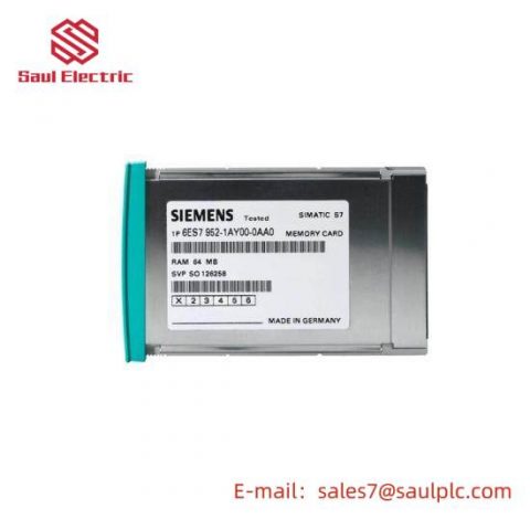 Siemens 6ES7952-0AF00-0AA0: High-Performance RAM Memory Card for Industrial Control