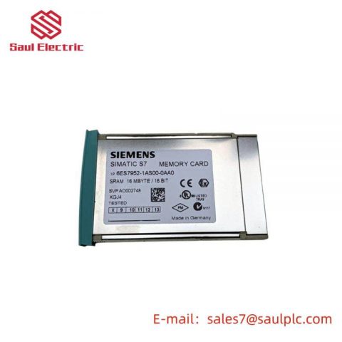 SIEMENS 6ES7952-1AS00-0AA0 Memory RAM Card for Industrial Control