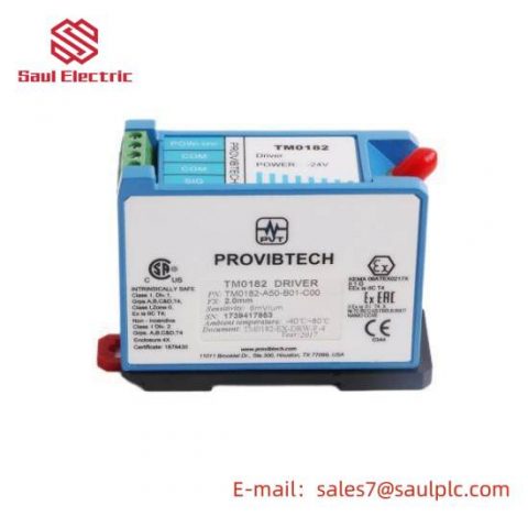 Bently Nevada TM0182-A50-B01-C00 Extension Cable, Advanced Industrial Control Solutions