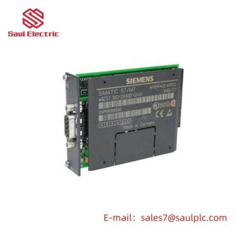 Siemens 6ES7963-2AA00-0AA0: Advanced Industrial Control Module