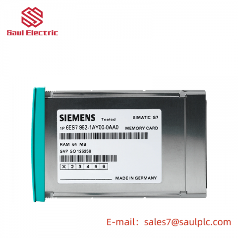 SIEMENS 6ES7 952-1AL00-0AA0 - SIMATIC S7 RAM MEMORY CARD, Industrial Control Solutions