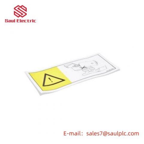ABB 3HAC020611-001 Robotic Parts Warning Label, Precision Manufacturing & Safety Solutions
