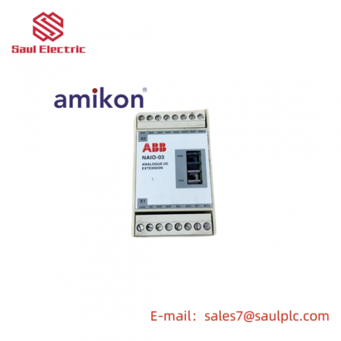 ABB NAIO-03 Analog Input Output Module for On-Site Data Processing, 200 Characters Limit