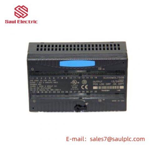 GE FANUC IC200MDL750 Output I/O Module for Advanced Control Systems