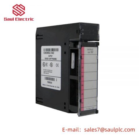 GE IC693MDL734D: Industrial Positive/Negative Logic Output Module, 1 Amp Capacity