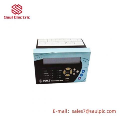 General Electric PQMII-T20-C-A POWER QUALITY METER: Advanced Metering Solutions for Industrial Control