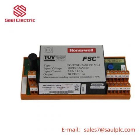 Honeywell FC-BSN-1608 Safe Namur Sensor Converter, Precision Control for Industrial Applications