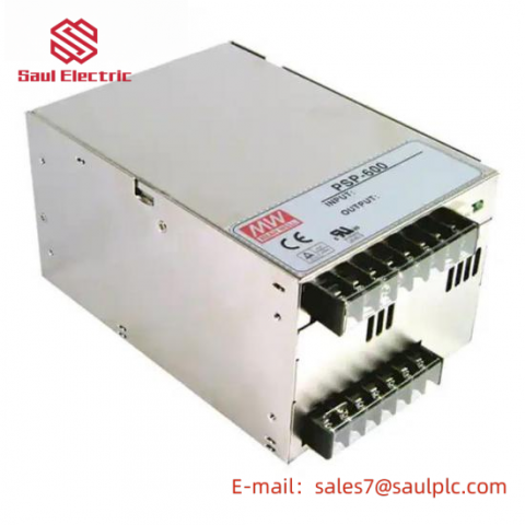 MEAN WELL PSP-600-24 Industrial Power Supply, High Efficiency & Reliable