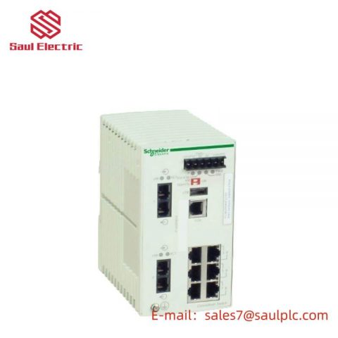 Schneider Electric TCSESM083F2CU0 Switch, 8 Ports: Industry Standard Networking Innovation