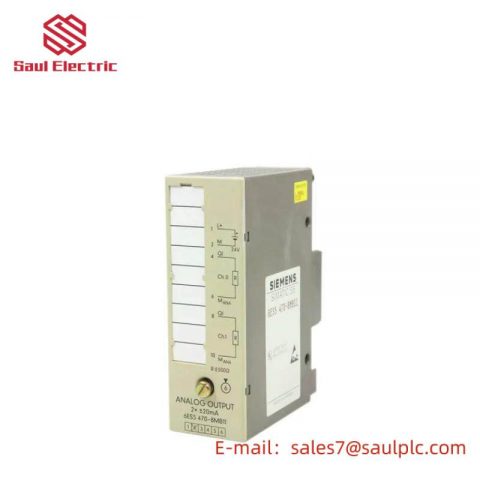 SIEMENS S5.470 8MB11 Analog Output Module for Industrial Automation