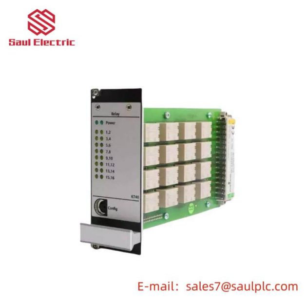EMERSON A6740 Relay Output Module, Industrial Control Automation