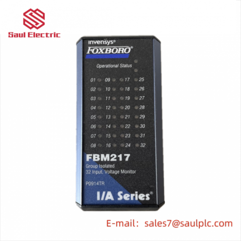 FOXBORO FBM217 P0926ZY/RH926ZY - Discrete Input Interface Module, Advanced Industrial Control Solution