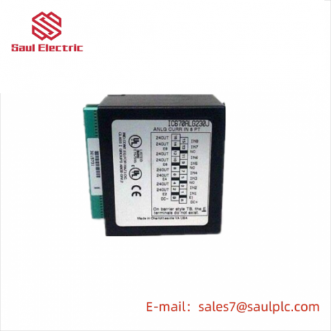 GE Fanuc IC670ALG230 Analog Input Module: High-Performance PLC Component