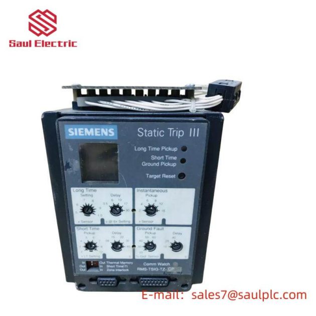 SIEMENS RMS-TSIG-TZ Static Trip - Advanced Industrial Control System