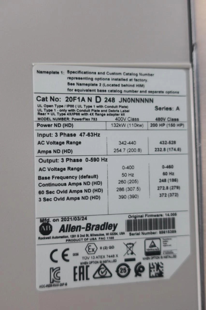 Allen-Bradley 20F1AND248JN0NNNNN