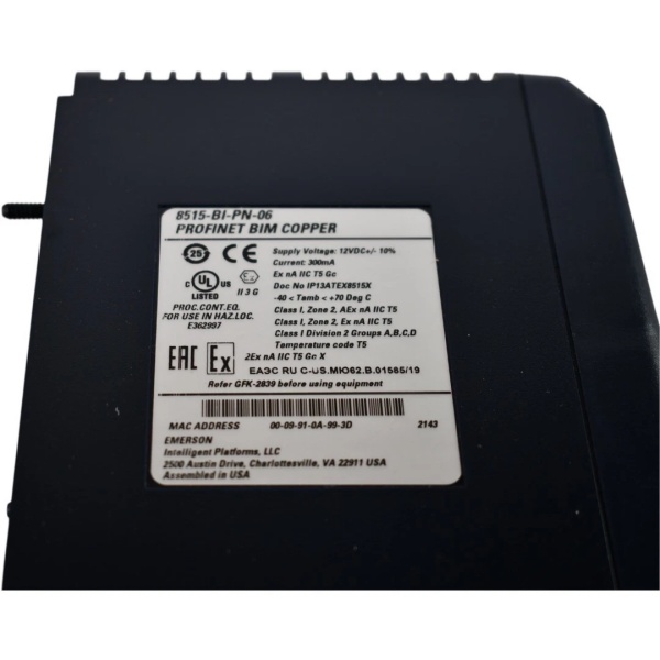 Emerson 8515-BI-PN-06