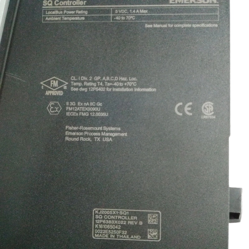 EMERSON SE3008 12P6383X022 KJ2005X1-SQ1(2) EMERSON SE3008 12P6383X022 KJ2005X1-SQ1