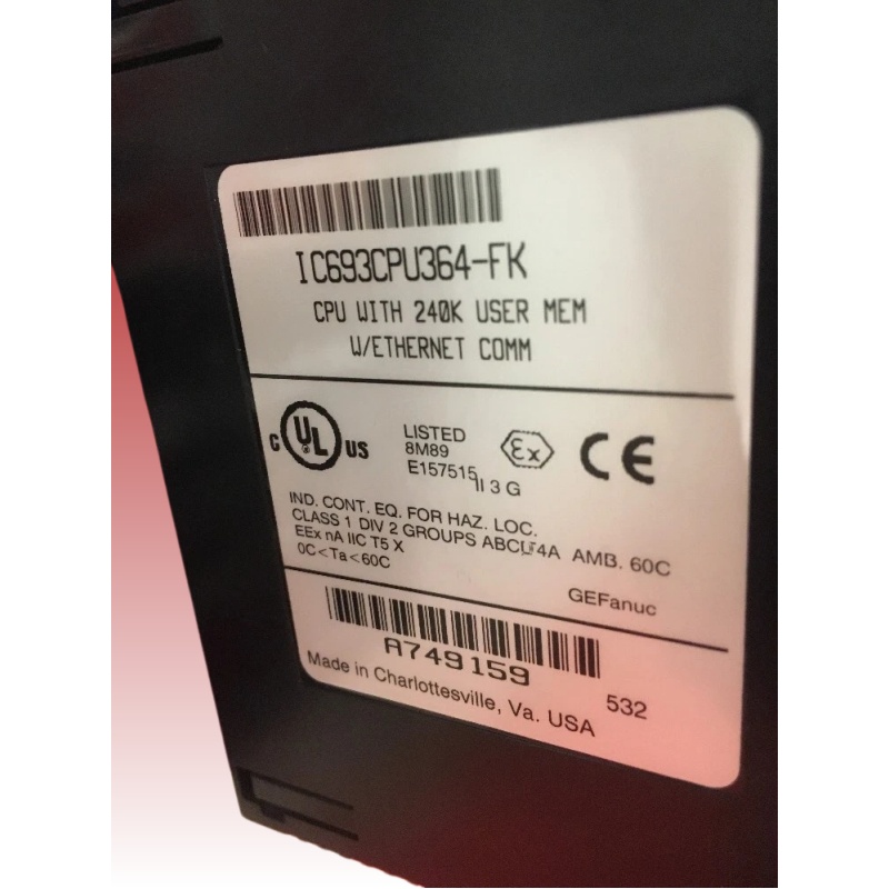 GE IC693CPU364-FK